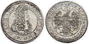 2 Талер Священная Римская империя (962-1806) Серебро Леопольд I (император Священной Римской империи)(1640-1705)