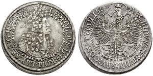 2 Талер Священная Римская империя (962-1806) Серебро Леопольд I (император Священной Римской империи)(1640-1705)