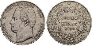 2 Талер Великое герцогство Гессен (1806 - 1918) Срібло Louis II, Grand Duke of Hesse