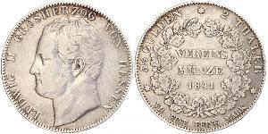 2 Талер Великое герцогство Гессен (1806 - 1918) Срібло Louis II, Grand Duke of Hesse