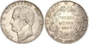 2 Талер Великое герцогство Гессен (1806 - 1918) Срібло Louis II, Grand Duke of Hesse