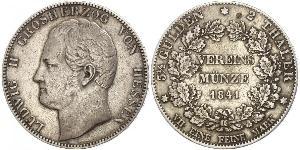 2 Талер Великое герцогство Гессен (1806 - 1918) Срібло Louis II, Grand Duke of Hesse