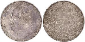 2 Талер Великое герцогство Гессен (1806 - 1918) Срібло Louis II, Grand Duke of Hesse