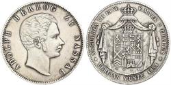 2 Талер Герцогство Нассау (1806 - 1866) Срібло Адольф I (великий герцог Люксембургу)