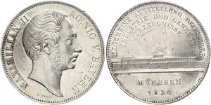 2 Талер Королівство Баварія (1806 - 1918) Срібло Максиміліан II (король Баварії)(1811 - 1864)