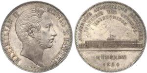2 Талер Королівство Баварія (1806 - 1918) Срібло Максиміліан II (король Баварії)(1811 - 1864)