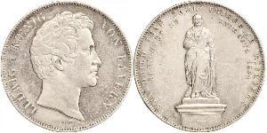 2 Талер Королівство Баварія (1806 - 1918) Срібло Людвиг I (король Баварії)(1786 – 1868)
