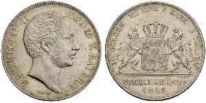 2 Талер Королівство Баварія (1806 - 1918) Срібло Максиміліан II (король Баварії)(1811 - 1864)