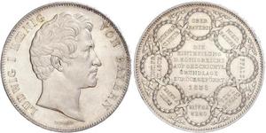 2 Талер Королівство Баварія (1806 - 1918) Срібло Людвиг I (король Баварії)(1786 – 1868)