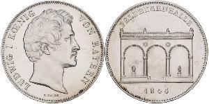 2 Талер Королівство Баварія (1806 - 1918) Срібло Людвиг I (король Баварії)(1786 – 1868)