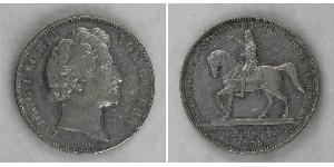 2 Талер Королівство Баварія (1806 - 1918) Срібло Людвиг I (король Баварії)(1786 – 1868)