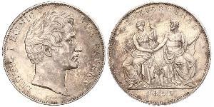2 Талер Королівство Баварія (1806 - 1918) Срібло Людвиг I (король Баварії)(1786 – 1868)