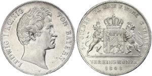 2 Талер Королівство Баварія (1806 - 1918) Срібло Людвиг I (король Баварії)(1786 – 1868)