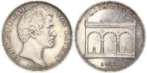 2 Талер Королівство Баварія (1806 - 1918) Срібло Людвиг I (король Баварії)(1786 – 1868)