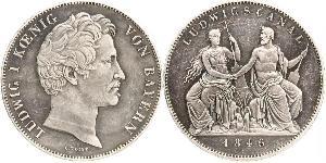 2 Талер Королівство Баварія (1806 - 1918) Срібло Людвиг I (король Баварії)(1786 – 1868)