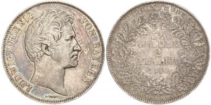 2 Талер Королівство Баварія (1806 - 1918) Срібло Людвиг I (король Баварії)(1786 – 1868)