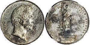 2 Талер Королівство Баварія (1806 - 1918) Срібло Людвиг I (король Баварії)(1786 – 1868)