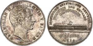2 Талер Королівство Баварія (1806 - 1918) Срібло Максиміліан II (король Баварії)(1811 - 1864)