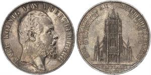 2 Талер Королівство Вюртемберг Срібло Charles I of Württemberg