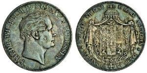 2 Талер Королівство Пруссія (1701-1918) Срібло Фрідріх Вільгельм IV (1795 - 1861)