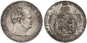 2 Талер Королівство Пруссія (1701-1918) Срібло Фрідріх Вільгельм IV (1795 - 1861)