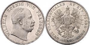 2 Талер Королівство Пруссія (1701-1918) Срібло Wilhelm I, German Emperor (1797-1888)