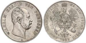 2 Талер Королівство Пруссія (1701-1918) Срібло Wilhelm I, German Emperor (1797-1888)