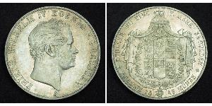 2 Талер Королівство Пруссія (1701-1918) Срібло Фрідріх Вільгельм IV (1795 - 1861)