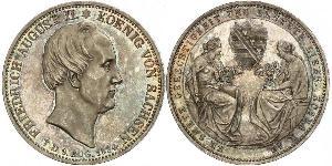 2 Талер Королівство Саксонія (1806 - 1918) Срібло Фрідріх Август II (король Саксонії)