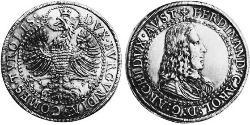 2 Талер Священна Римська імперія (962-1806) Срібло 