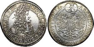 2 Талер Священна Римська імперія (962-1806) Срібло Леопольд I Габсбург(1640-1705)