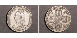 2 Флорін Сполучене королівство Великобританії та Ірландії (1801-1922) Срібло Вікторія (1819 - 1901)