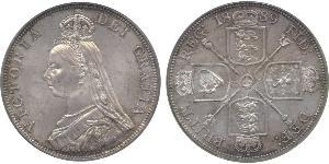 2 Флорін Сполучене королівство Великобританії та Ірландії (1801-1922) Срібло Вікторія (1819 - 1901)