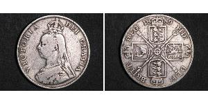 2 Флорін Сполучене королівство Великобританії та Ірландії (1801-1922) Срібло Вікторія (1819 - 1901)