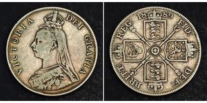 2 Флорін Сполучене королівство Великобританії та Ірландії (1801-1922) Срібло Вікторія (1819 - 1901)