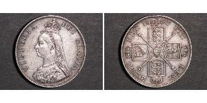 2 Флорін Сполучене королівство Великобританії та Ірландії (1801-1922) Срібло Вікторія (1819 - 1901)