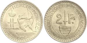 2 Франк Монако (1297 - )  Луи II князь Монако (1870-1949)
