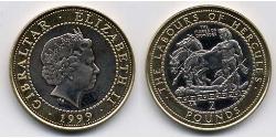 2 Фунт Gibraltar (1704 - ) Біметал Єлизавета II (1926-2022)