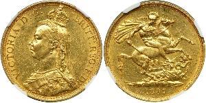 2 Фунт Велика Британія  Золото Вікторія (1819 - 1901)