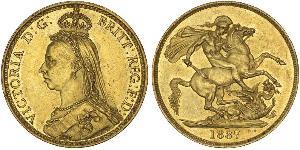2 Фунт Велика Британія  Золото Вікторія (1819 - 1901)