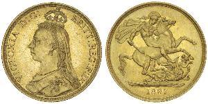 2 Фунт Велика Британія  Золото Вікторія (1819 - 1901)