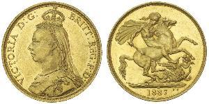 2 Фунт Велика Британія  Золото Вікторія (1819 - 1901)