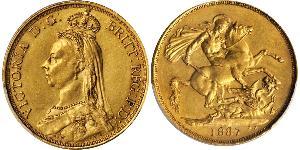 2 Фунт Великобритания  Золото Виктория (1819 - 1901)