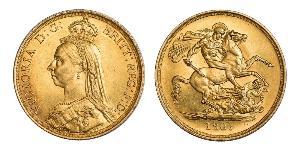 2 Фунт Великобритания  Золото Виктория (1819 - 1901)