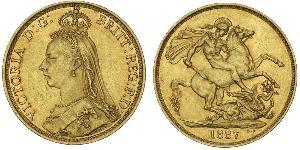 2 Фунт Великобритания  Золото Виктория (1819 - 1901)