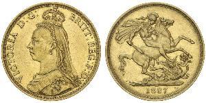 2 Фунт Великобритания  Золото Виктория (1819 - 1901)