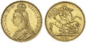 2 Фунт Великобритания  Золото Виктория (1819 - 1901)