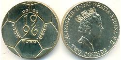 2 Фунт Велика Британія (1922-) Нікель/Мідь Єлизавета II (1926-2022)