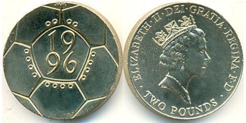 2 Фунт Велика Британія (1922-) Нікель/Мідь Єлизавета II (1926-2022)