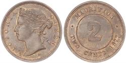2 Цент Маврикий (1968 - )  Виктория (1819 - 1901)